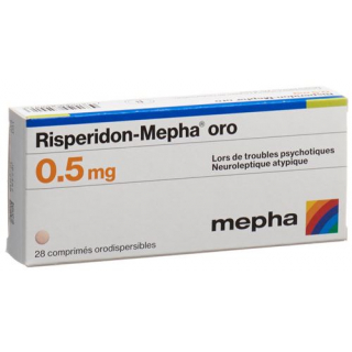 Рисперидон Мефа Оро 0,5 мг 28 ородиспергируемых таблеток