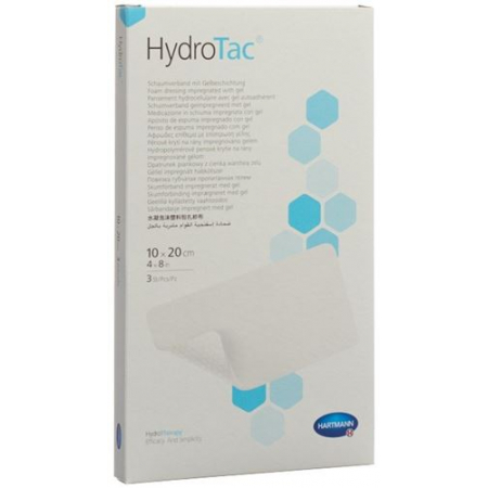 Hydrotac повязка для ран 10x20см стерильный 3 штуки