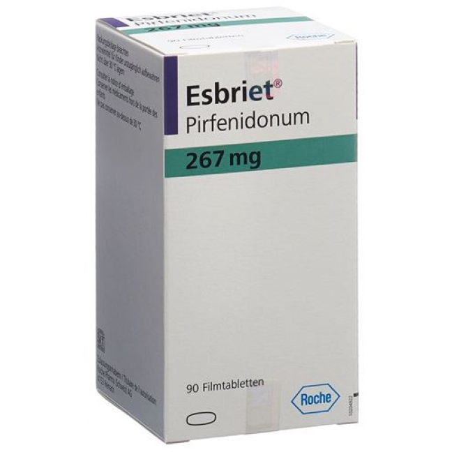 Эсбриет 267 мг 90 таблеток