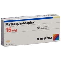Миртазапин Мефа 15 мг 100 таблеток покрытых оболочкой